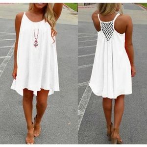 New Cute White Dress